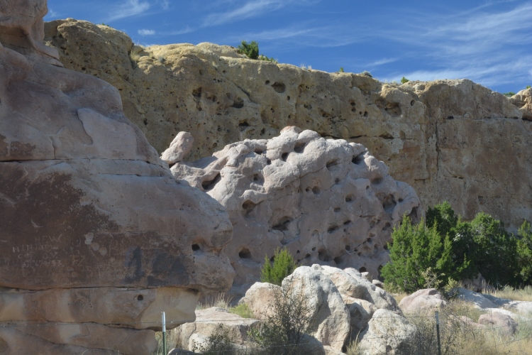 rock formations in white